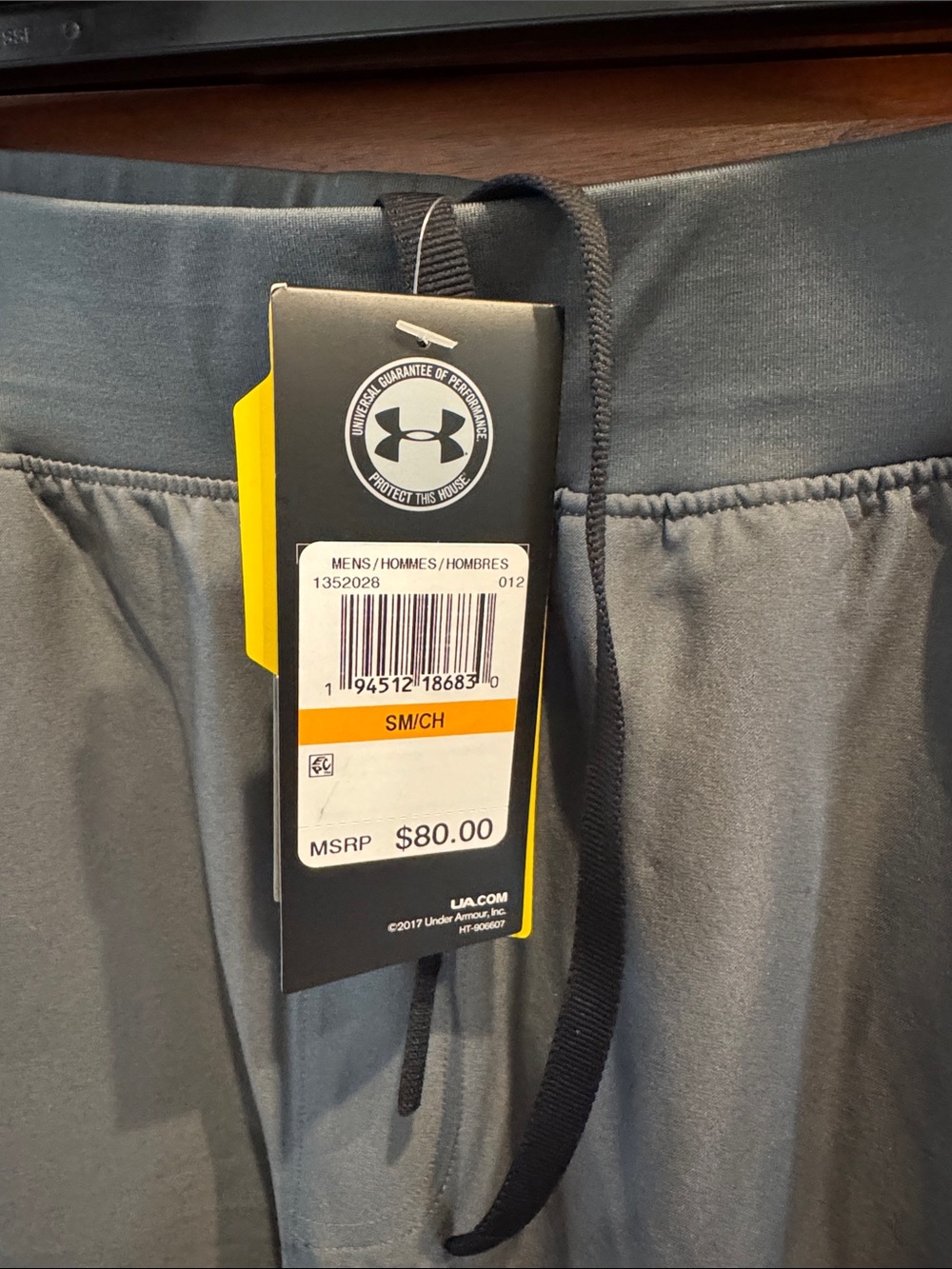 Under Armour Men's S Gray storm Performance Joggers NWT - Picture 3 of 6